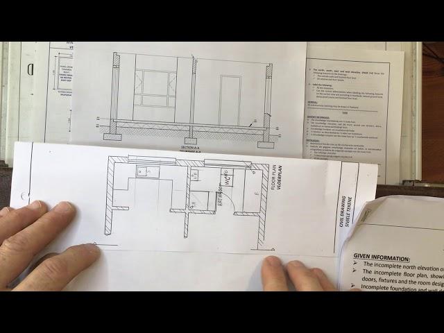 Drawing a sectional elevation video 1 2020