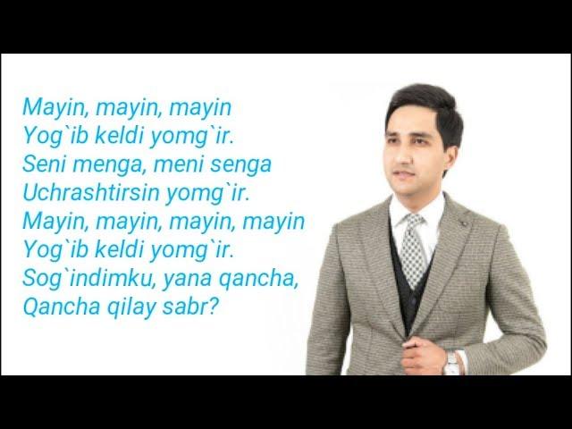 Jasur Mavlonov- Mayin-mayin (minus) (Text)(lyrics) karaoke