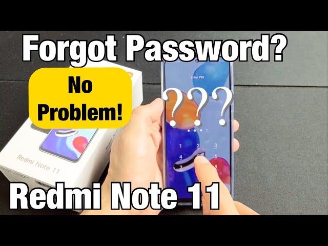 Redmi Note 11: Forgot Password? Let's Hard Factory Reset