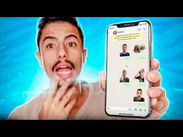 Como CRIAR FIGURINHAS no WHATSAPP pelo IPHONE!