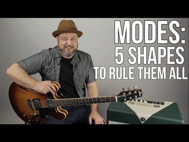 5 Shapes of Major Scale and Modes