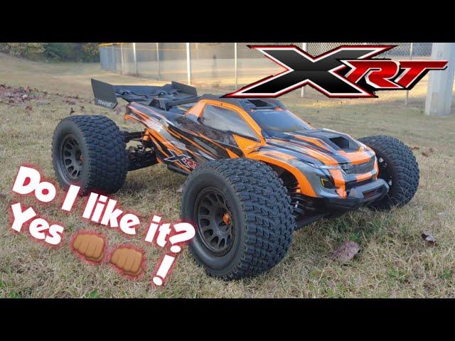 Traxxas XRT 8s VXL - 1st 8s Box Stock Test Run!