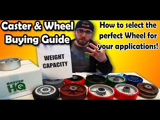 Caster & Wheel Buyers Guide  - Choosing the Perfect Wheel for your Tool Box, Cart, & Equipment