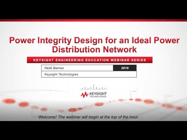 Power Integrity Design for an Ideal Power Distribution Network