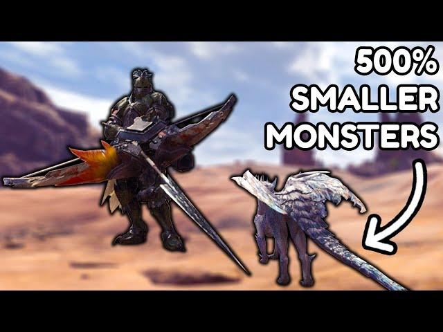 Monster Hunter Iceborne But EVERY Monster Is 500% Smaller