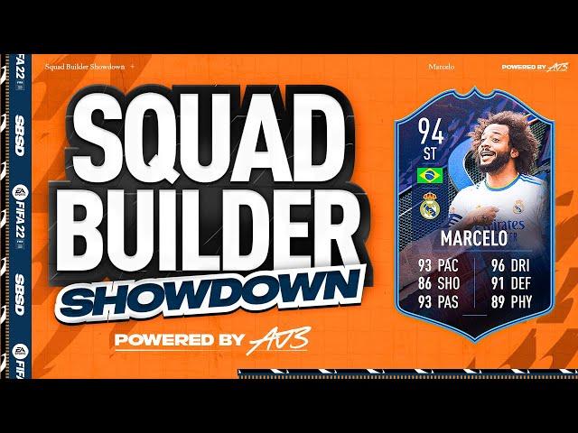 FIFA 22 Squad Builder Showdown!!! STRIKER FUT CAPTAINS MARCELO!!!