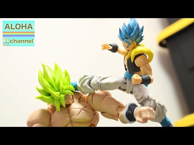 DRAGON BALL STOP MOTION SSGSS GOGETA VS BROLY OF ANOTHER WORLD #dragonball #stopmotion