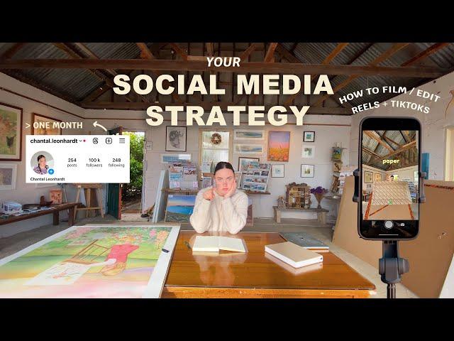 How to create a stand-out SOCIAL MEDIA STRATEGY for your small business + how to film & edit videos