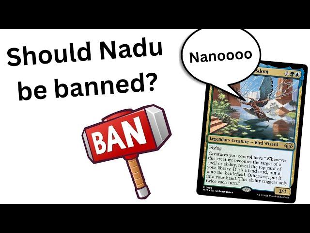 should Nadu Be banned