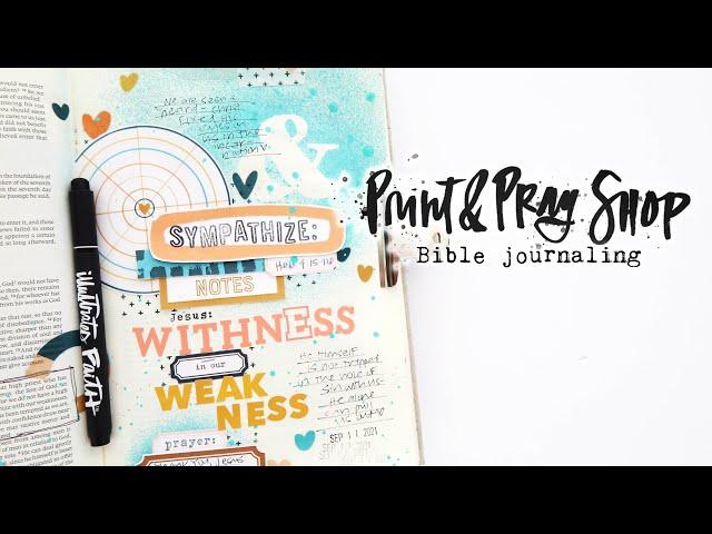 Print & Pray Bible Journaling | Word Nerd 2021