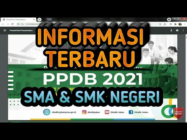 PANDUAN ALUR PENDAFTARAN PPDB SMA SMK 2021/2022