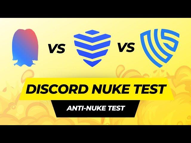 Discord Anti Nuke Test Comparison Wick vs Security vs AuthGG