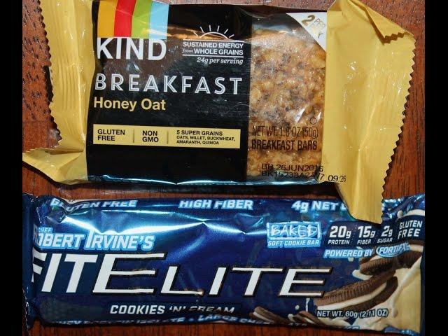 Kind Breakfast Honey Oat Bar & Robert Irvine’s Fit Elite Cookies ‘N’ Cream Review