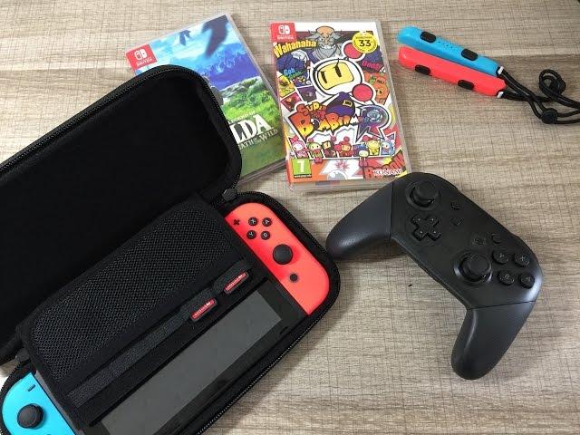 NINTENDO SWITCH UNBOXING I JOUR 1 I CONSOLE & ACCESSOIRES