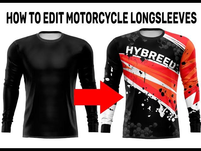 How to edit Motorcycle Longsleeves TAGALOG Photoshop