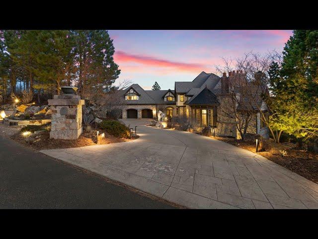 A $5,900,000 Magnificent home in Castle Rock CO with commanding mountain and golf course views