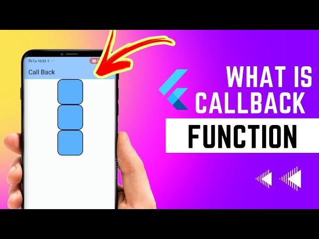 What is CallBack Function/Method in Flutter | Flutter Tutorials | Hindi/Urdu