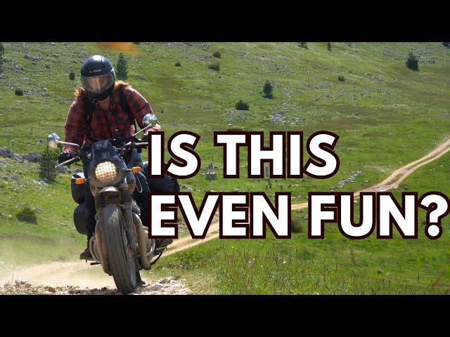 The Fake Hedonism of Motorcycle Travel / Motorcycle Trip Bosnia / Royal Enfield Interceptor 650