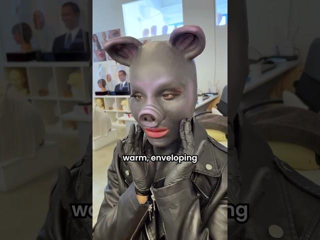 Silicone female pig mask interview - crea fx
