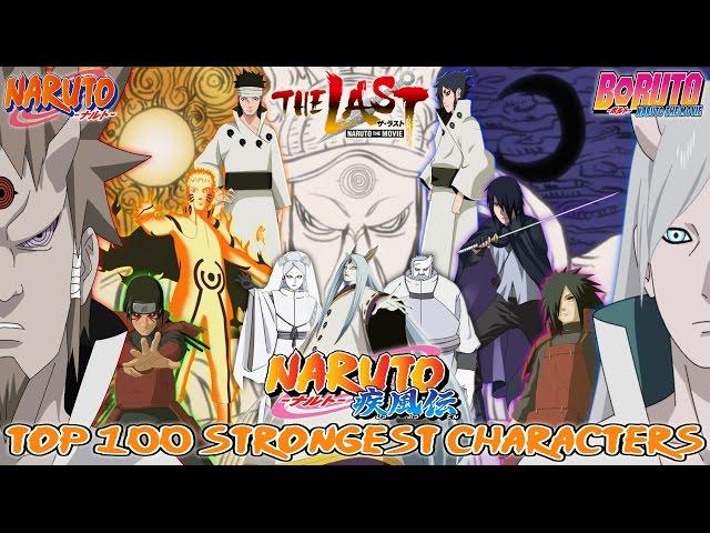 Top 100 Strongest Naruto {Part I, Shippuden & Boruto Movie} Characters ナルト ボルト [Canon Series Finale]