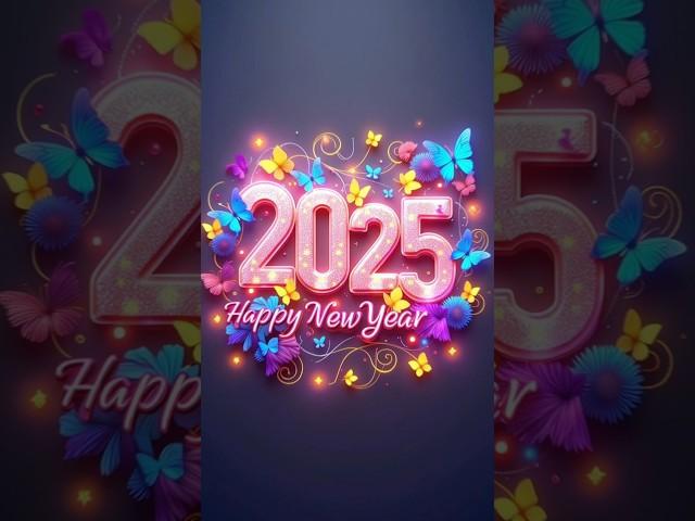 1 January 2025 Happy New Year Status Video #youtubeshorts #shorts #happynewyear #2025 #status