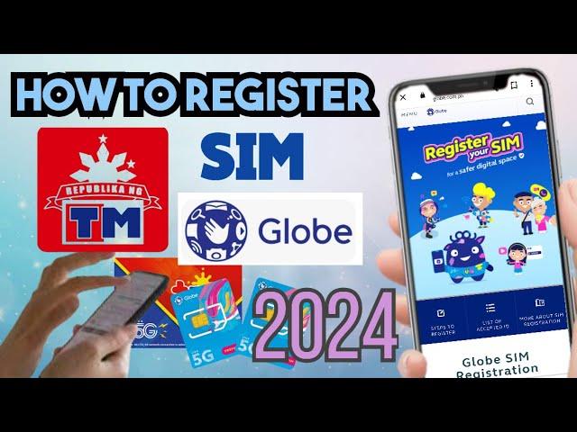 How to register TM/GLOBE sim 2024 | Paano mag register ng Globe/TM sim card