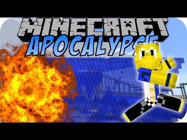 Minecraft APOCALYPSE MOD (Tsunami, Schwarzes Loch) [Deutsch]