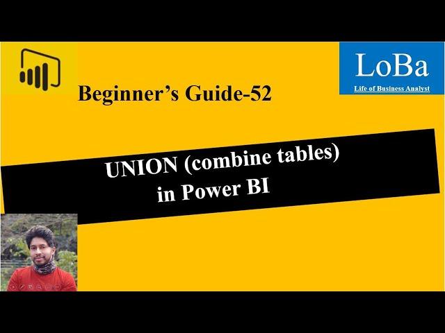 Power BI UNION  function