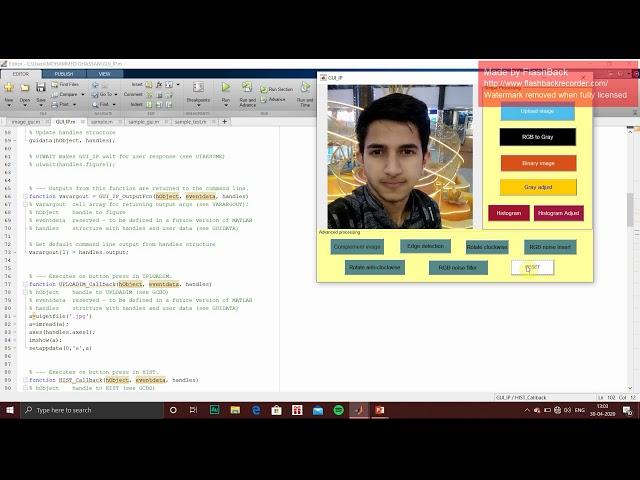 MATLAB GUI for Image Processing | with source code | Beginners to Advanced features