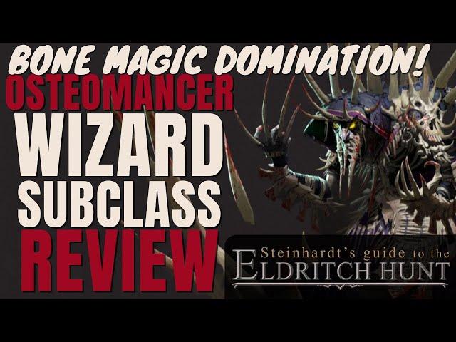 NEW STEINHARDT'S GUIDE BONE MAGIC! Osteomancer Wizard Subclass Review - D&D 5e Subclass Series