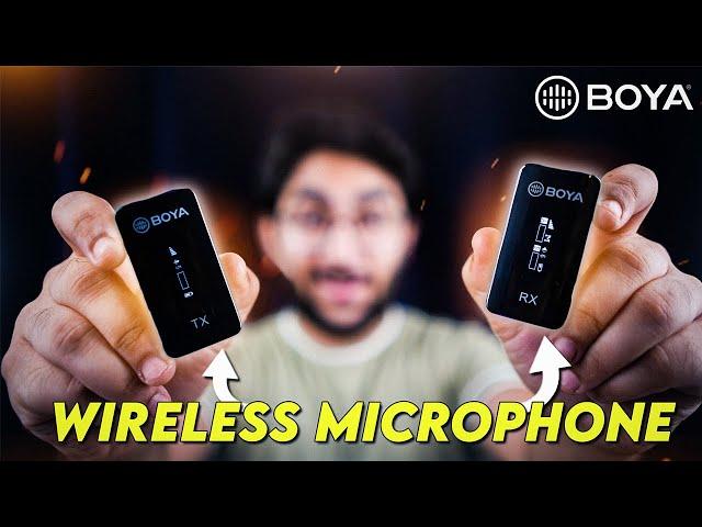 Versatile Wireless Microphone For Youtubers & Vloggers | Boya BY-XM6-S1