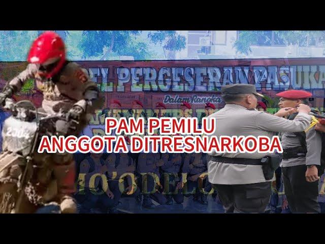 PAM PEMILU TAHUN 2024 ‼️ANGGOTA DITRESNARKOBA TERJUN LANGSUNG KE LAPANGAN ‼️PEMILU DAMAI