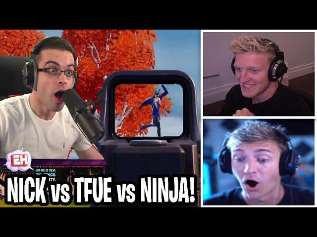 Tfue vs Ninja vs Nick Eh 30 At The SAME TIME In Chapter 4!