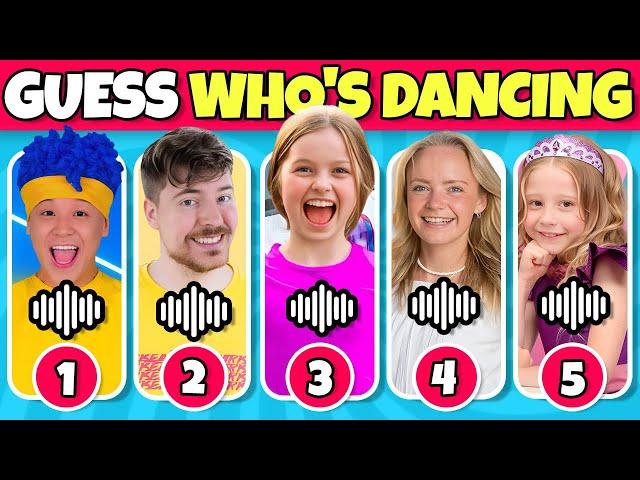 Can You Guess Who Is Dancing?  MrBeast, Mario, Skibidi Dom Dom Yes Yes, Wednesday, Skibidi Toilet