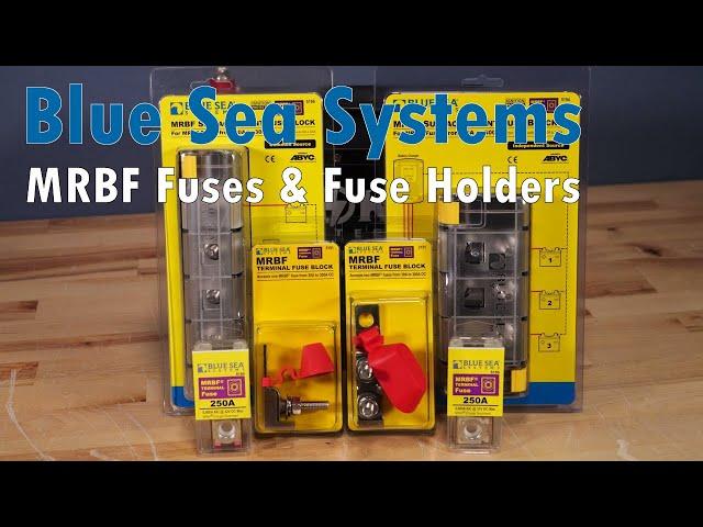 Blue Sea Systems: MRBF Lineup Overview - Terminal Block Fuses