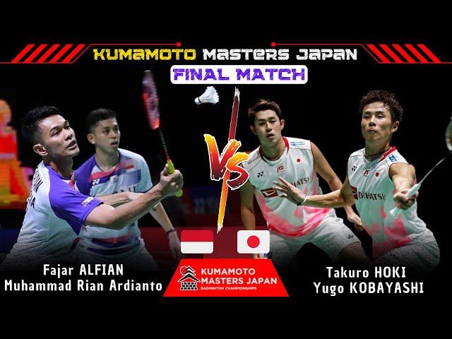 FINAL ! Fajar/Rian (INA) vs Takuro Hoki/Yugo Kobayashi (JPN) | Kumamoto Masters Japan 2024 Badminton