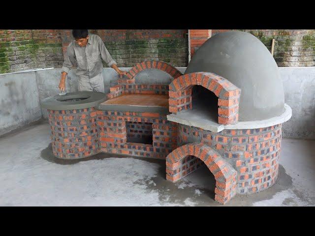 Outdoor Multifunc Wood Stove | How To Building | DIY Pizza Oven Making