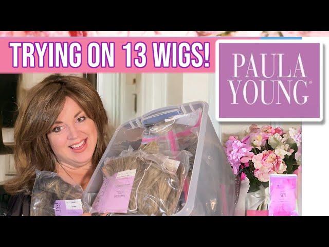 LUCKY 13! Try On 13 Random WIGS from Paula Young with Me! ALL In Stock Styles! (Quick WIG Reviews)