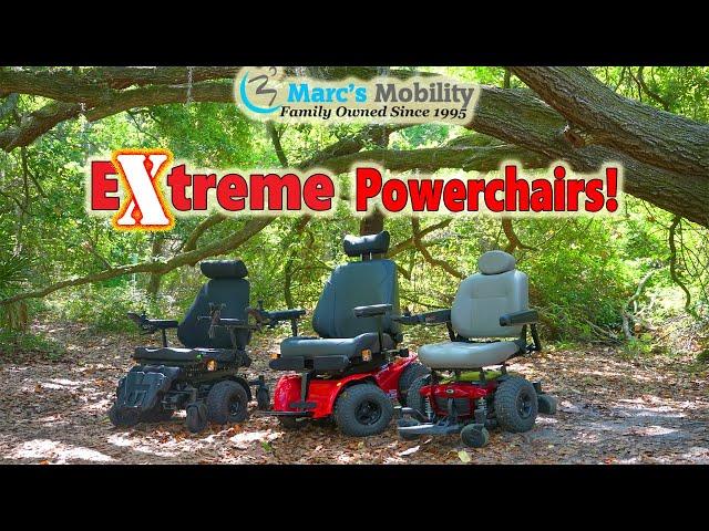 What is the BEST All Terrain Powerchair? - Extreme Powerchair Comparison - X8 V6 and Quantum