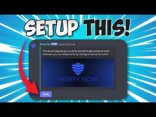 How To Make A DISCORD Verification System In 2024