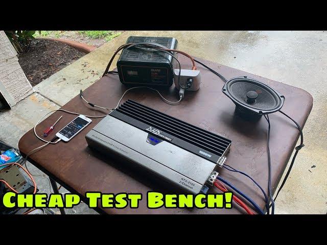 Cheap Test Bench Set Up For Car Amplifiers / How To: Testing Amps