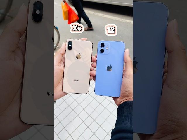 iPhone Xs Vs iPhone 12 Camera Zoom Test ! #shorts