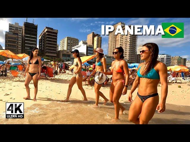  IPANEMA BEACH | SUMMER IN RIO 4K ⁶⁰ BRAZIL