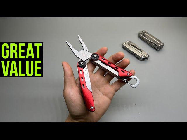 $12 Amazon Basics Multitool Compared with Leatherman Wingman and Wave+