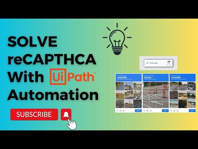 reCaptcha Solution With Automation @UiPath