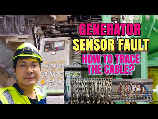 GENERATOR SENSOR FAULT ALARM, HOW TO TRACE WIRING DIAGRAM? | Marine Electrician