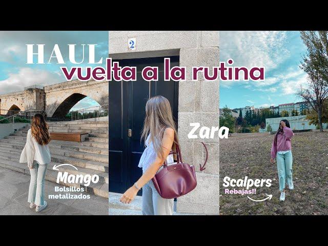 HAUL vuelta a la rutina!! ️ ZARA, Mango, Primark y Scalpes