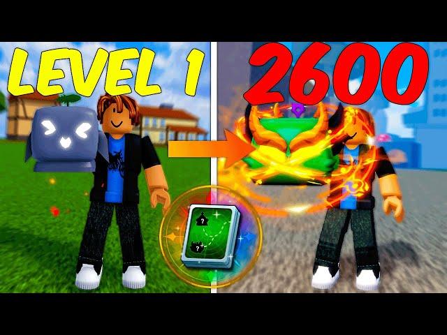 Noob To MAX LEVEL With Fruit Notifier in Blox Fruits [FULL MOVIE]