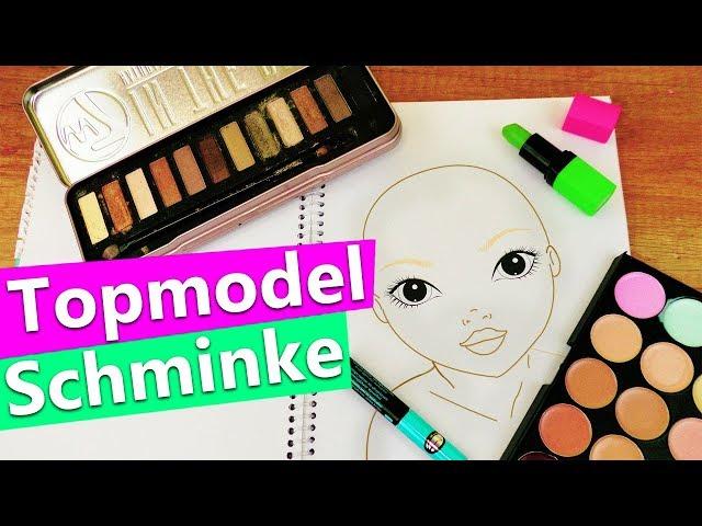 Topmodel Gesicht mit ECHTEM Makeup malen! Geht das?! DIY Experiment