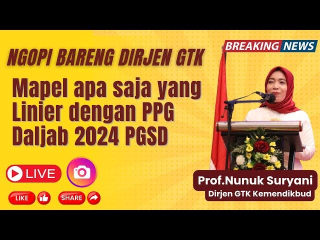 Linieritas untuk PPG Dalam Jabatan Prodi PGSD Tahun 2024